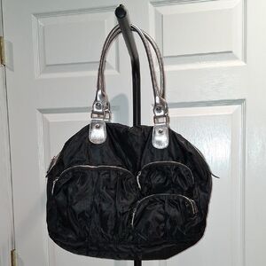 Black And Silver Purse
